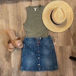 Lucky Brand Denim Skirt